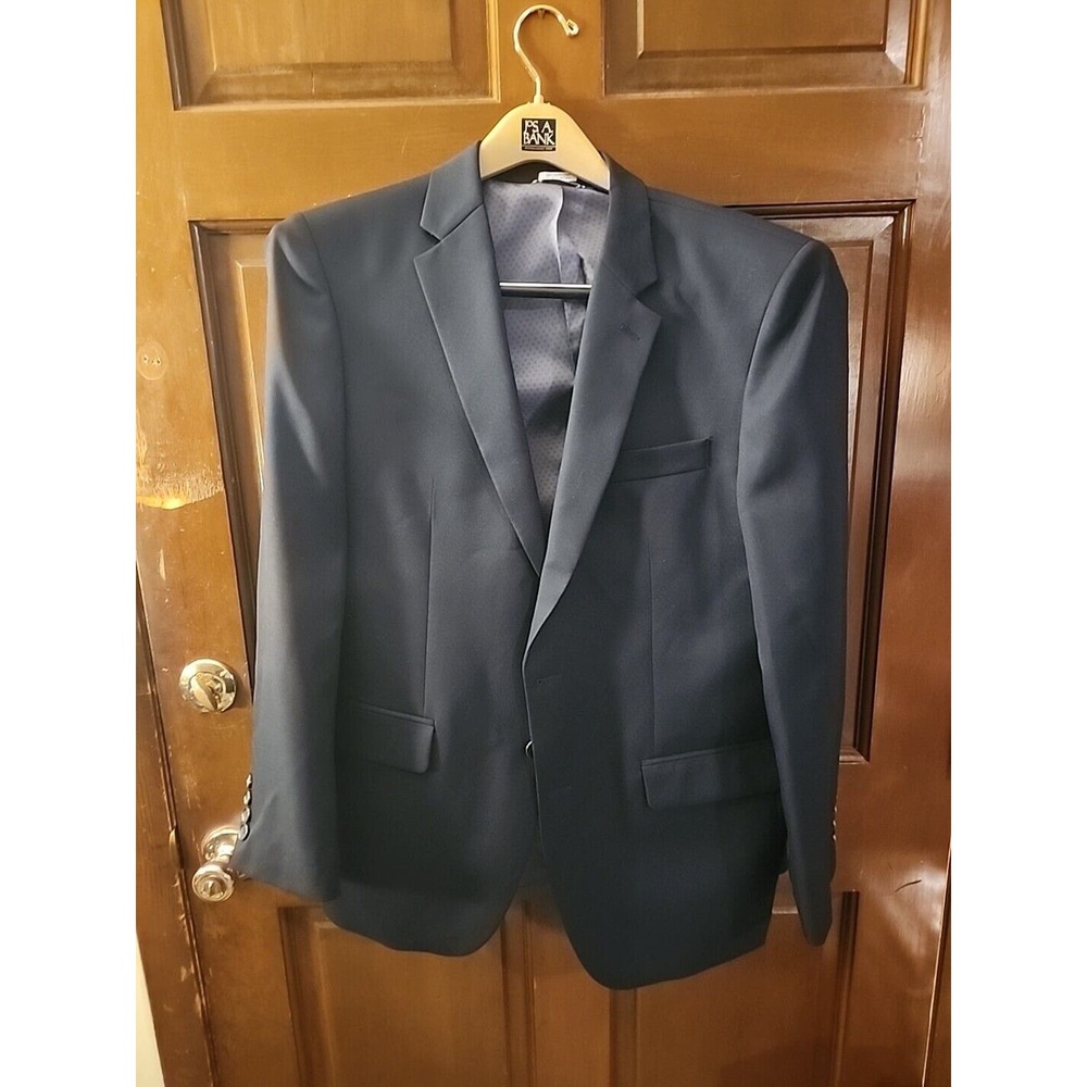 Saddlebred Performance Blazer Mens Jacket 42R Short Blue Navy Sports Coat